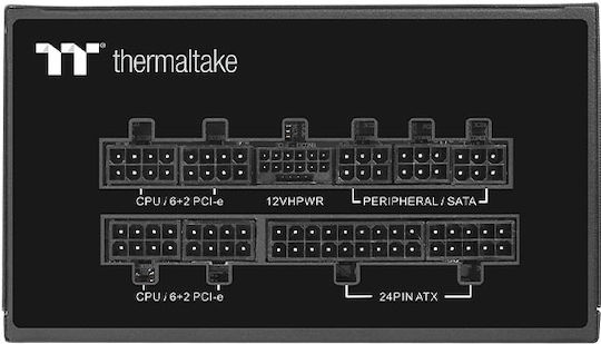 Thermaltake Toughpower PF3 850W Μαύρο Τροφοδοτικό Υπολογιστή Full Modular 80 Plus Platinum