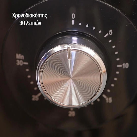 HomeVero Air Fryer 2.5lt Μαύρο HV-AF30