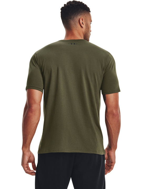 Αθλητικό T-shirt Λαδί