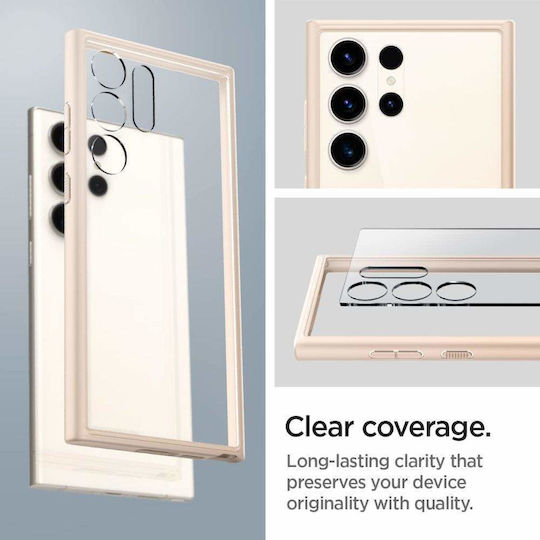 Spigen Ultra Hybrid Back Cover Plastic 2mm Sand Beige (Galaxy S23 Ultra)