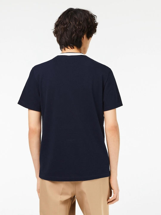 Lacoste Men's Short Sleeve T-shirt Navy Blue