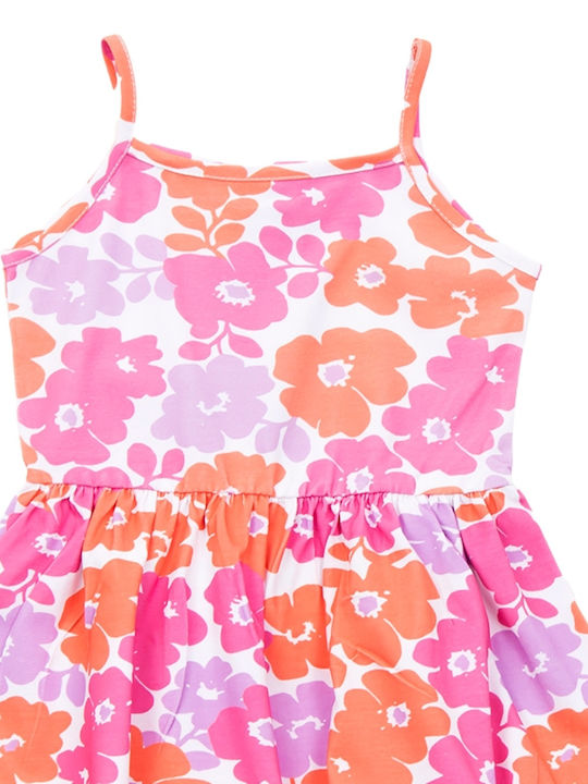 Trax Kids Dress Floral Sleeveless Pink