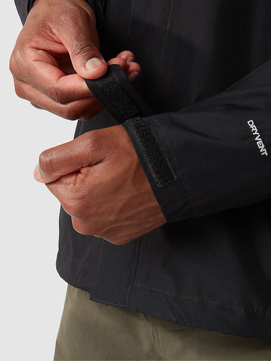 Sangro Men's Winter Jacket Waterproof and Windproof Black