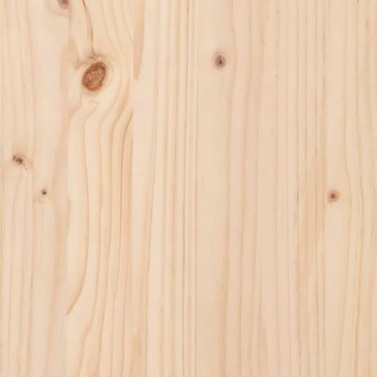 vidaXL Дърво Кутия за съхранение с капак Кафяв 58x40.5x42см 1бр