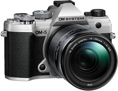 Olympus OM-5 Mirrorless Camera Micro Four Thirds (4/3") Kit (ED 14-150mm F4-5.6 II) Silver