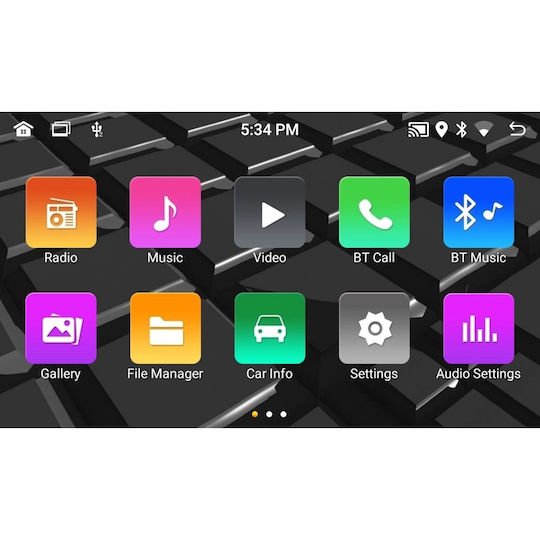 Digital IQ Car Audio System for Peugeot Bipper / Partner Fiat Fiorino / Qubo Citroen Nemo / Berlingo 2008-2018 (Bluetooth/USB/AUX/WiFi/GPS/Apple-Carplay/Android-Auto/CD) with Touch Screen 7"