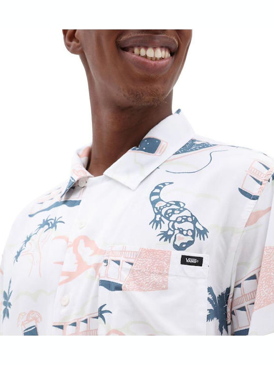 Short-sleeved Cotton Shirt White