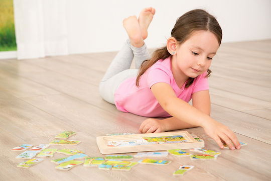 Lemnos Puzzle pentru Copii 4 Anotimpuri 36buc Beleduc