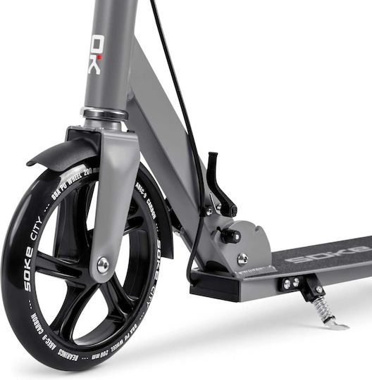Soke Kids Scooter Foldable City 2-Wheel Gray
