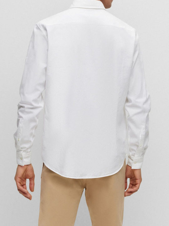 Evito Long-sleeved Cotton Shirt White