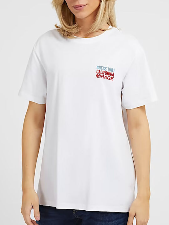 Guess Men's Short Sleeve T-shirt White