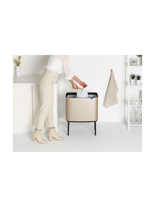 Brabantia Bo Coș de Gunoi Champagne 33lt 1buc