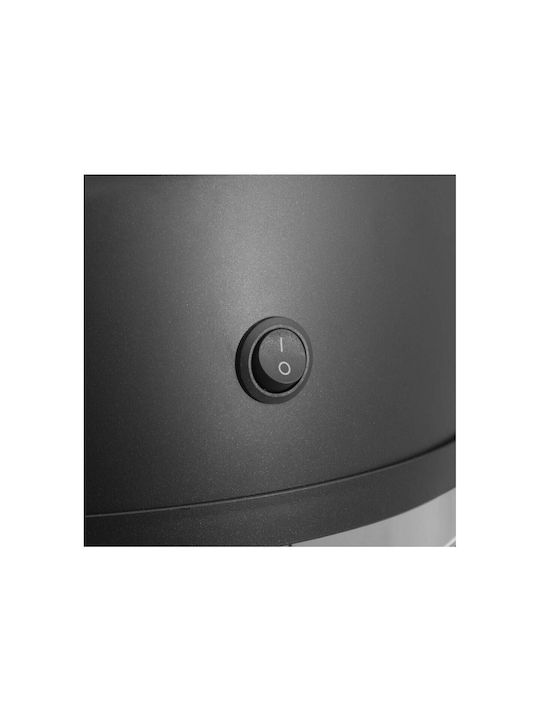 5Five Abfalleimer Abfall Metallisch mit Lichtsensor Silber 42Es 1Stück