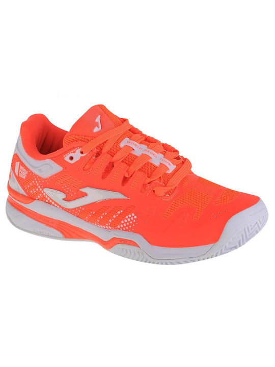 Joma Αθλητικά Παιδικά Παπούτσια Τέννις JSlam Πορτοκαλί