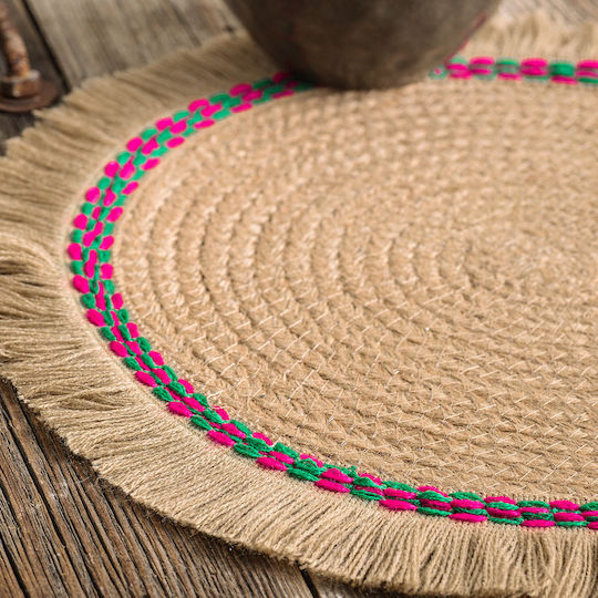 Rythmos Kiana Placemats Din paie Bej 35x35cm 1buc