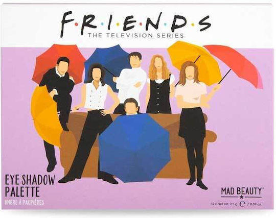 Mad Beauty Friends II Palette mit Lidschatten in Gepresster Form 30gr