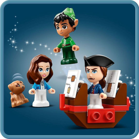 LEGO Disney Peter Pan & Wendy's Aventură în Cartea de Povești pentru 5+ Ani