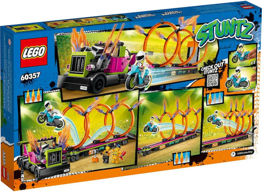 LEGO City Stunt Truck & Ring of Fire Challenge For Age 6+
