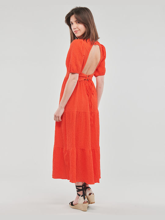 Desigual Summer Maxi Dress Orange