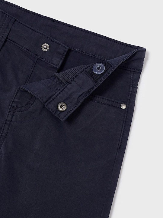 Kinder-Shorts/Bermudas Stoff Marineblau