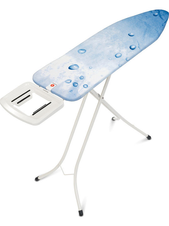 Brabantia Ice Water Σιδερώστρα για Σίδερο Ατμού Σπαστή Μπλε 124x38x96cm