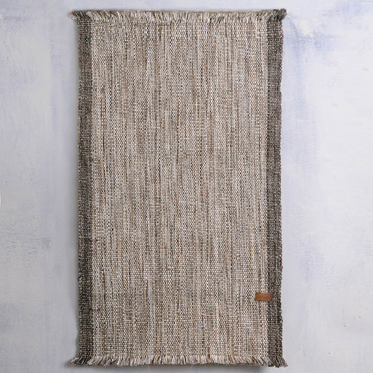 Rythmos Hera Rug Rectangular Summer with Fringes Gray