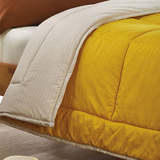 Whitegg L060 Cuvertură Extra-dublu Microfibra 1 Yellow-Ecru 220x240cm
