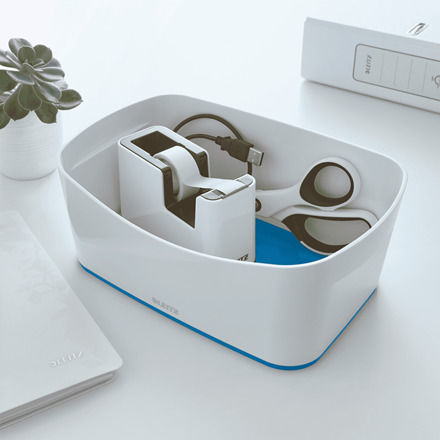 Plastic Desk Organizer 5257 in Blue Color 1pcs 24.6x9.8x16cm