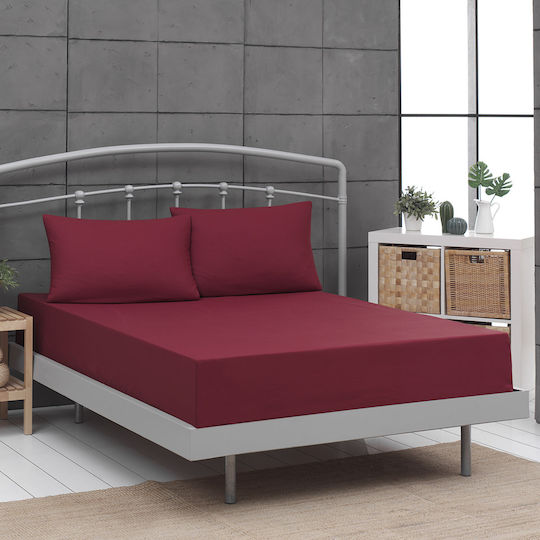 Beauty Home Κουβερλί Υπέρδιπλο Μπορντό 220x240cm Beauty Home Κουβερλί Υπέρδιπλο Μπορντό 220x240cm