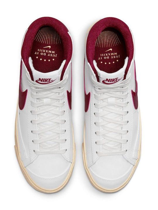 Blazer Mid '77 SE Γυναικεία Μποτάκια White / Muslin / Metallic Gold Star / Team Red
