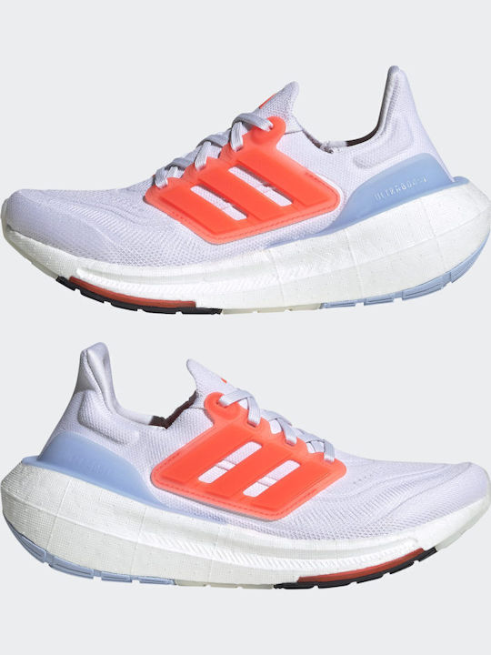 Ultraboost 23 Αθλητικά Παιδικά Παπούτσια Running με Κορδόνια Cloud White / Solar Red