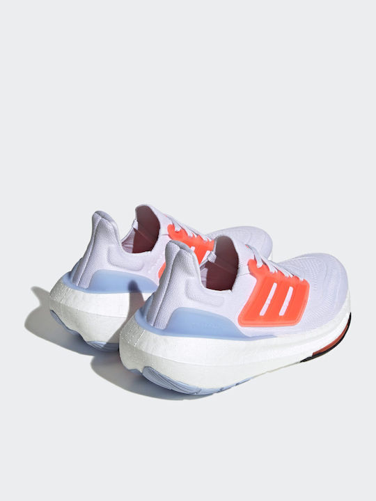 Ultraboost 23 Αθλητικά Παιδικά Παπούτσια Running με Κορδόνια Cloud White / Solar Red