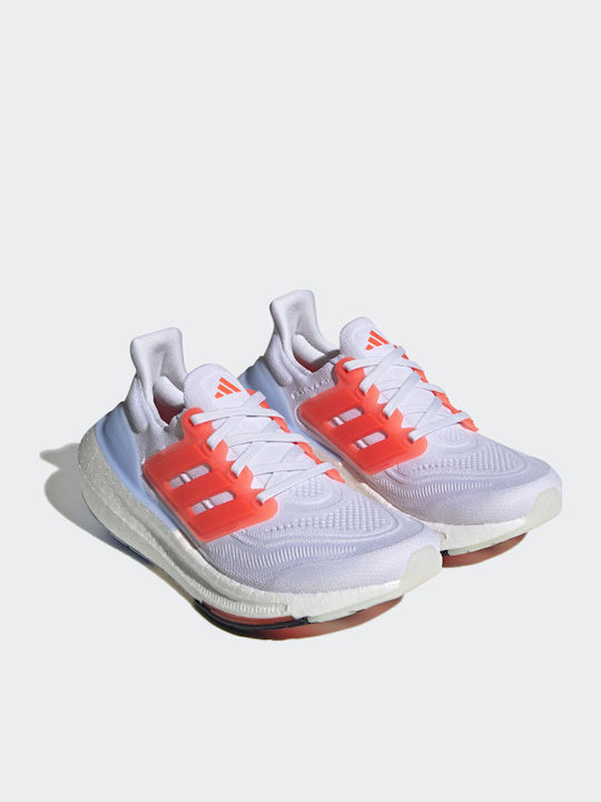 Ultraboost 23 Αθλητικά Παιδικά Παπούτσια Running με Κορδόνια Cloud White / Solar Red