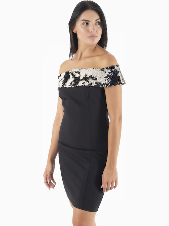 Summer Mini Evening Dress Black