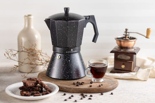Edenberg Espressokocher Für Den Herd 6 Tassen Schwarzes