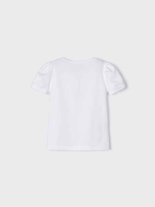 Mayoral Kids Blouse Short Sleeve White