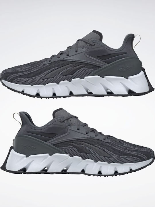 Reebok Zig Kinetica 3 Ανδρικά Αθλητικά Παπούτσια Running Pure Grey 7 / Cloud White / Core Black
