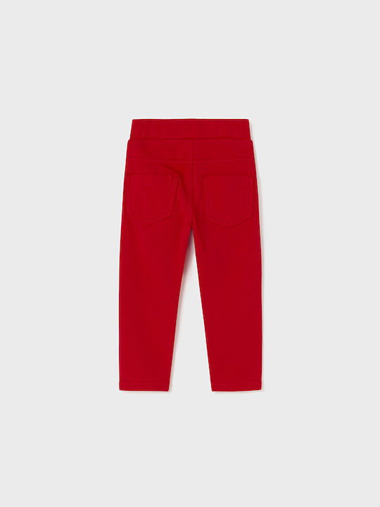 Mayoral Girls Fabric Trouser Red