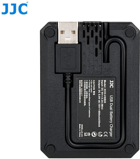 JJC Double Battery Charger Compatible with Nikon EN-EL25