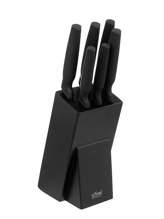 Spitishop Caractere Knife Set With Stand of Plastic 189698 7pcs