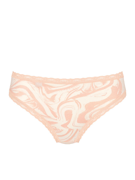 24/7 Weekend H Βαμβακερά Дамско Слип 3Pack Fuchsia/Blue/Beige