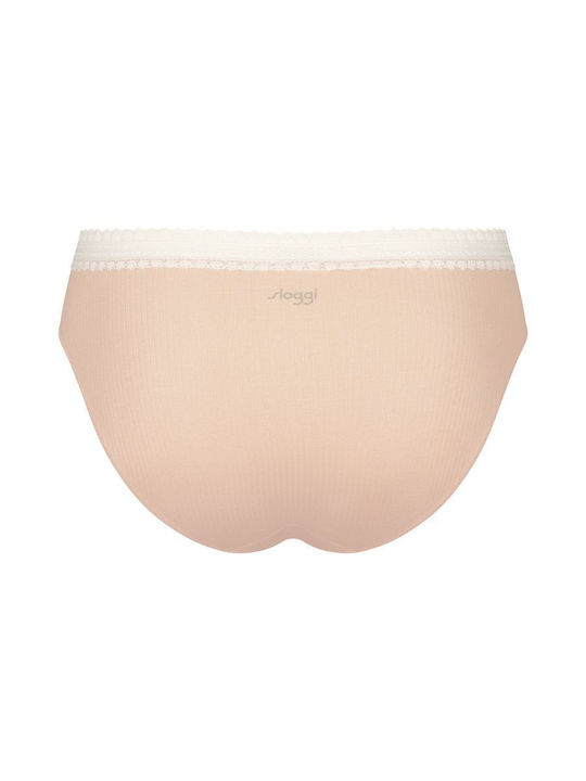 Sloggi Baumwolle Damen Slip 2Pack Rosa