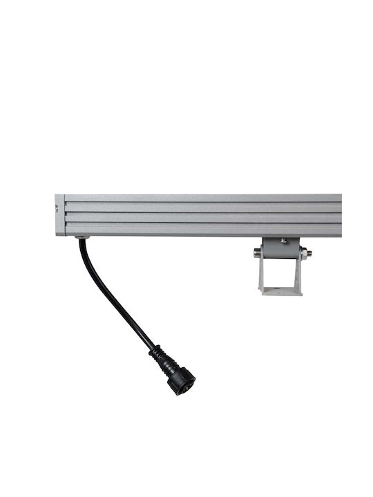 GloboStar Javia Външна Стояща Лампа LED Стенна Пералня 48W RGBW IP67 Сива