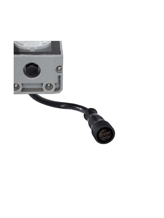 GloboStar Javia Външна Стояща Лампа LED Стенна Пералня 48W 3.6x5.2cm