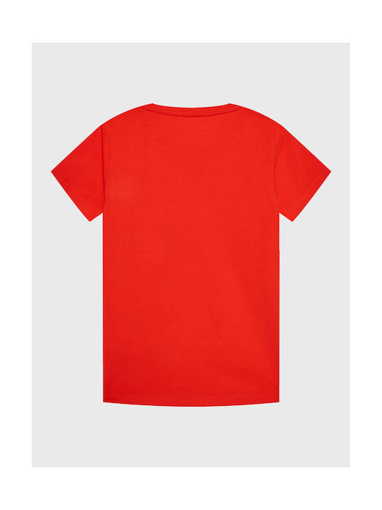 Guess Παιδικό T-shirt Κόκκινο
