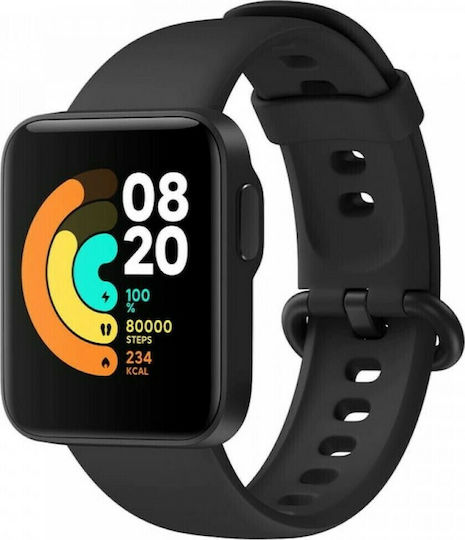 Xiaomi Mi Watch Lite 41mm Αδιάβροχο με Παλμογράφο (Black)