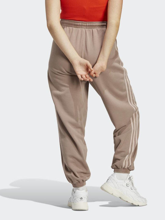 Adidas Women's Jogger Sweatpants Chalky Brown