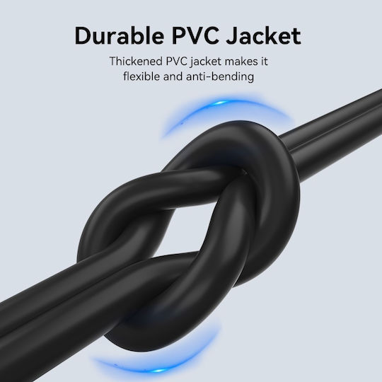 Vention Male Black Cthbi USB 2.0 Cable USB-C Male - USB-A Black 3m Cthbi