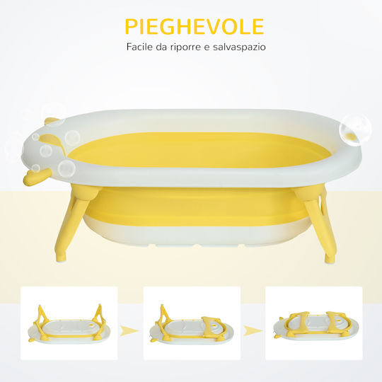 HomCom Baby Bath Yellow