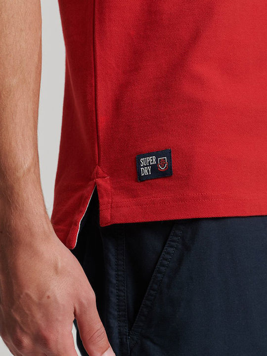 Superstate Polo Kurzarmbluse Rot